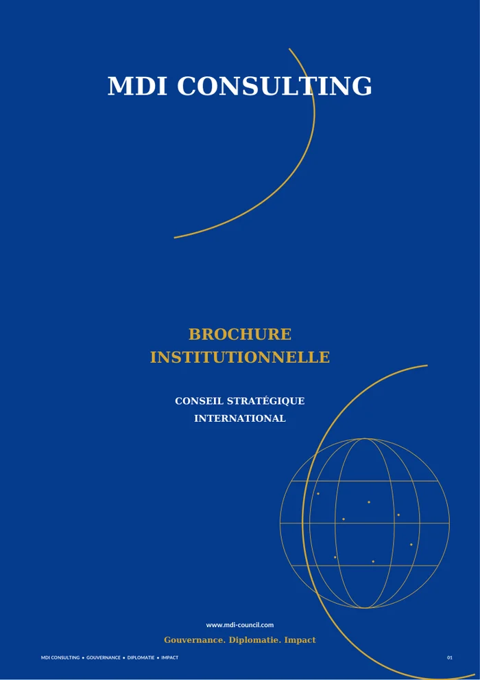 Brochure — Conseil stratégique international
